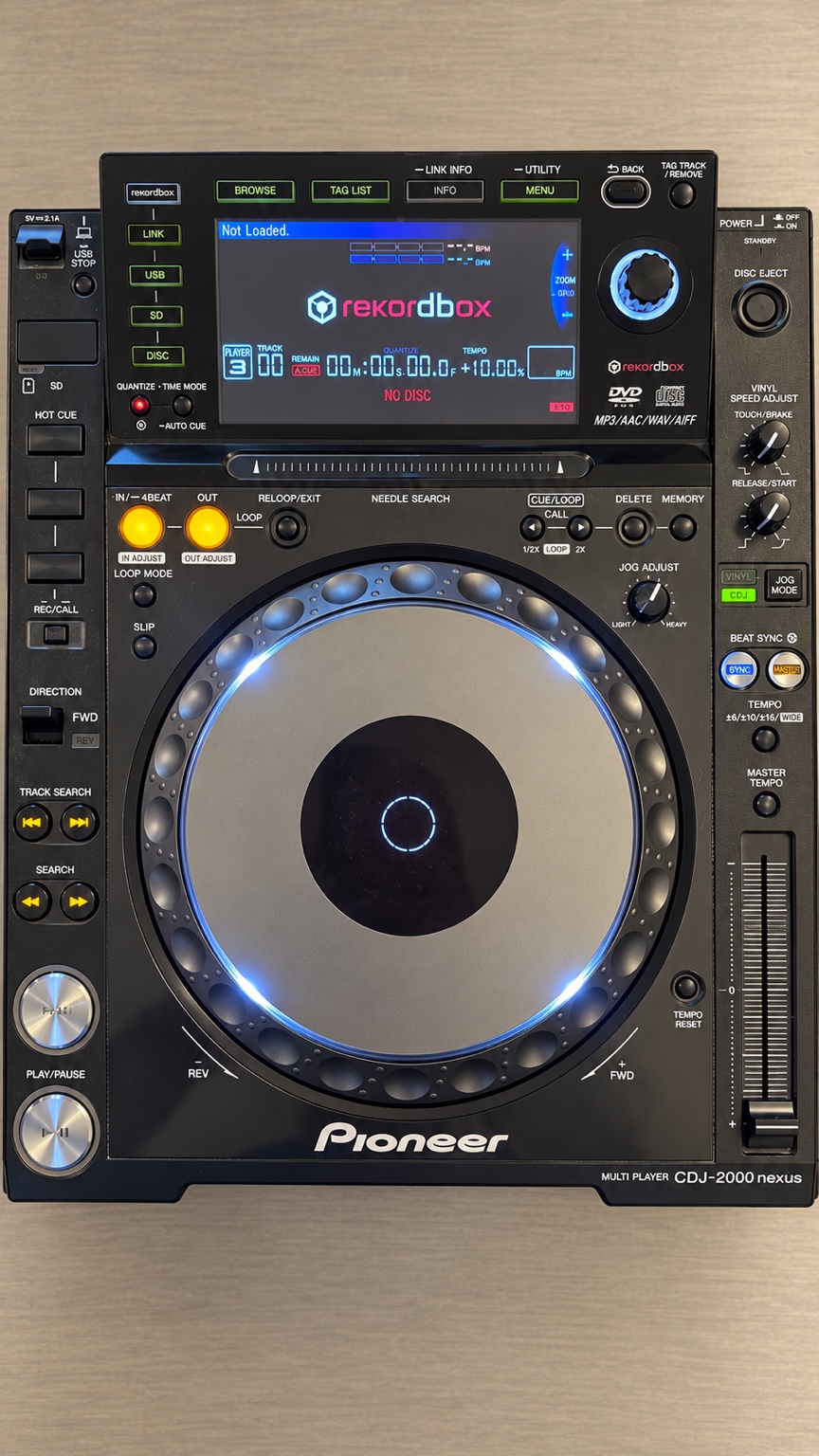 Second Pioneer CDJ-2000 Nexus
